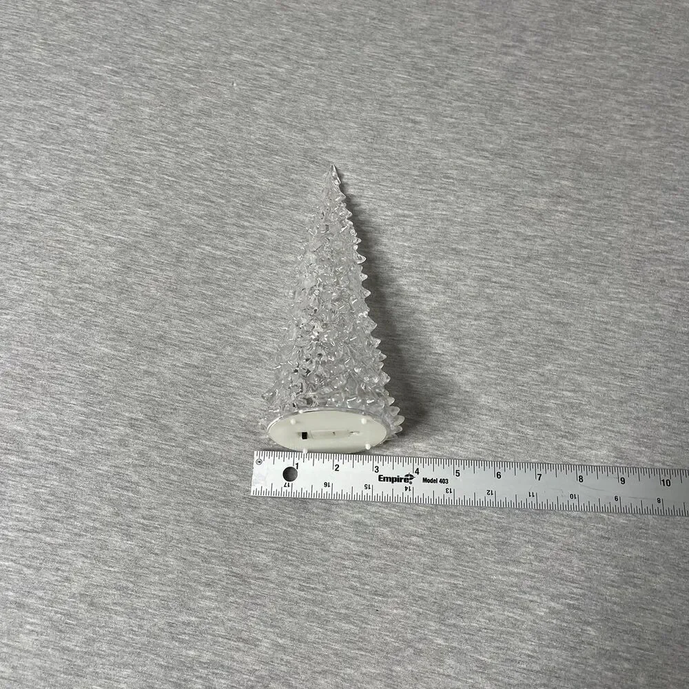 Target Clear Acrylic LED Light Christmas Cone Tree